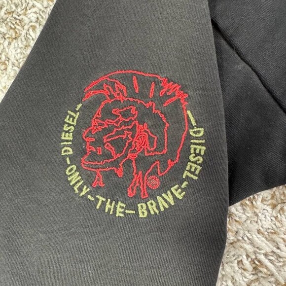 Diesel Faded S-Mirage USS Superior Embroidered Logo Hoodie Size M - Picture 5 of 16